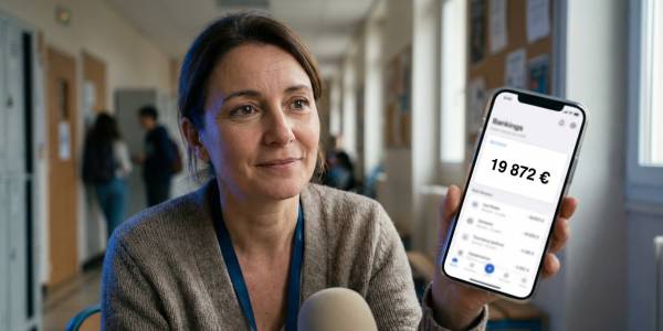 Capture d'écran du solde de Monique Dubois